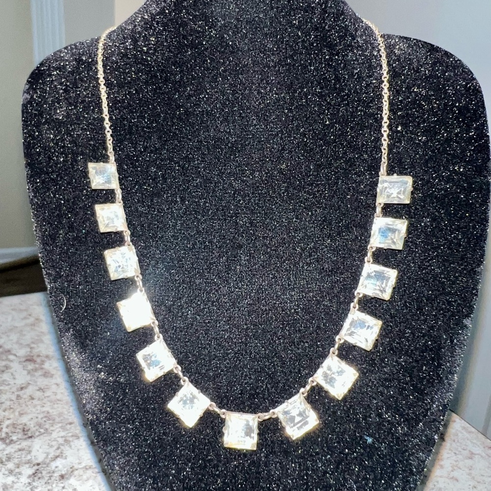 Antique Paste Rivière Necklace